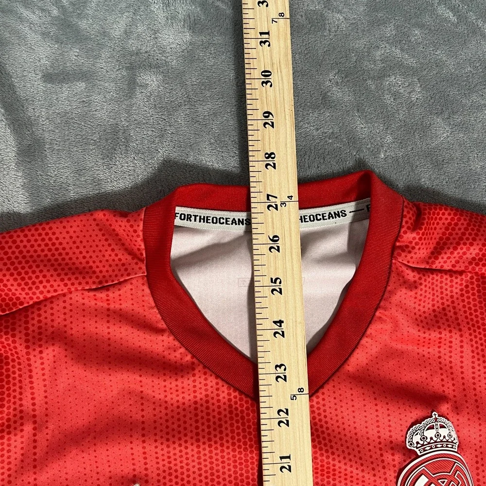 Adidas Real Madrid Jersey 2018-2019 Mens Small Red Parley Soccer Football Shirt